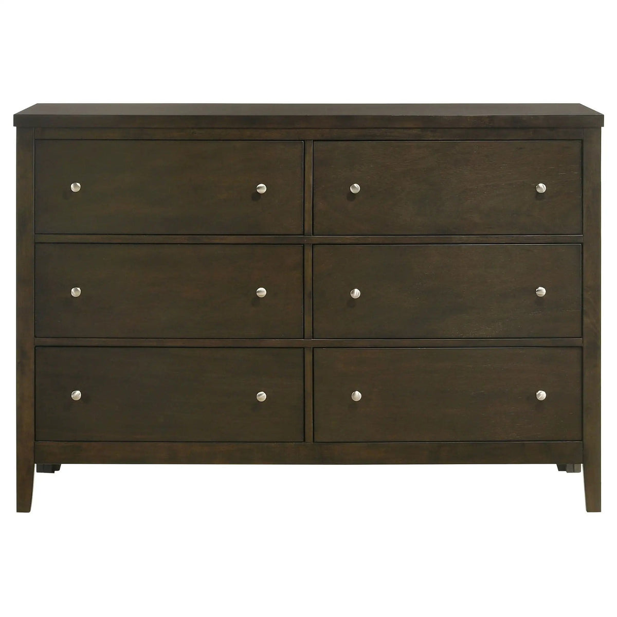 Wilkes 6-drawer Dresser Cabinet Dark Cocoa | 56.25 x 15.25 x 38.75 in | Metal | Bedroom