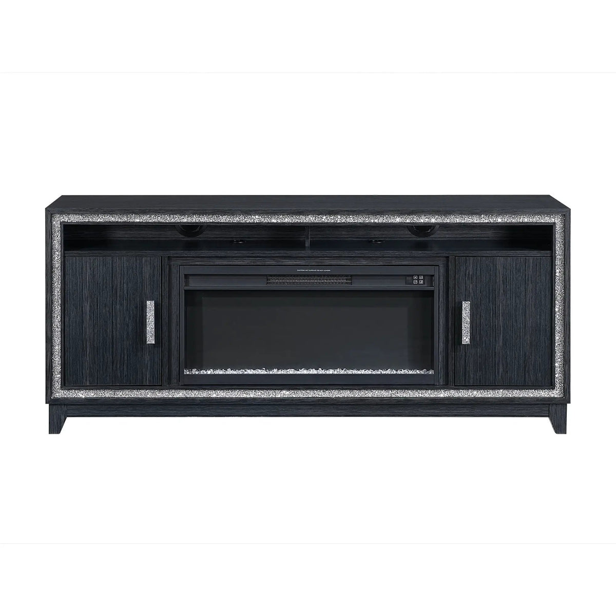 Almera Electric Fireplace | Adjustable Temperature | 7 LED Colors | 5 Flame Speeds