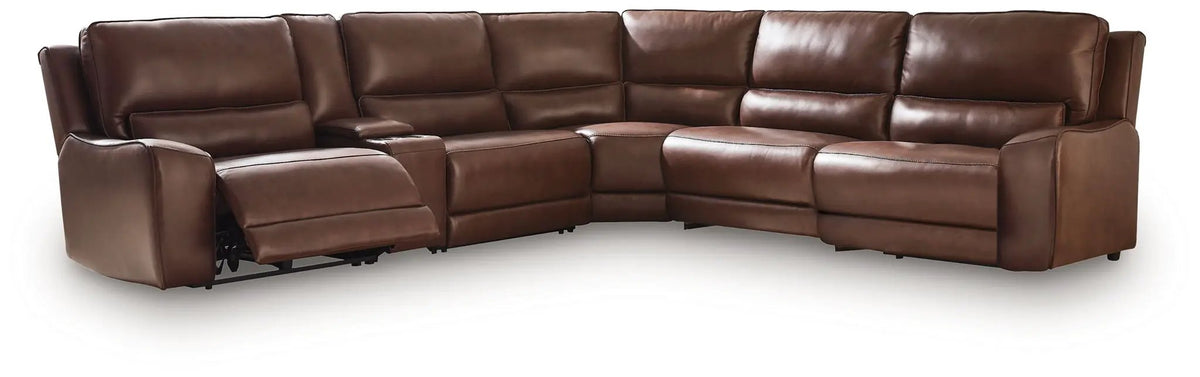 DeepWakes Power Reclining Sectional | Chaise Included | Ultra-Stylish Design | 130 Inch Length