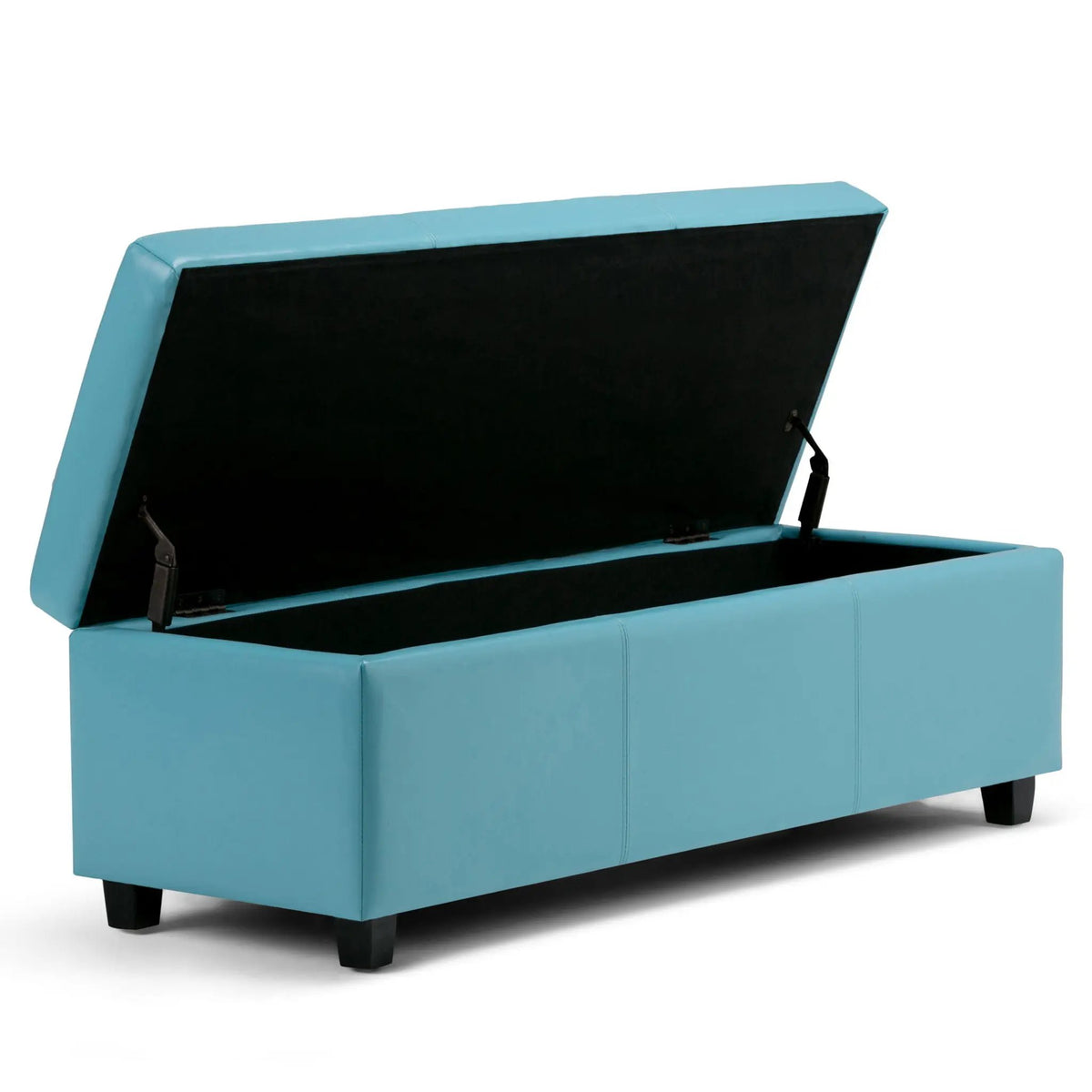 Storage Ottoman Bench | Solid Wood Frame | High Density Foam