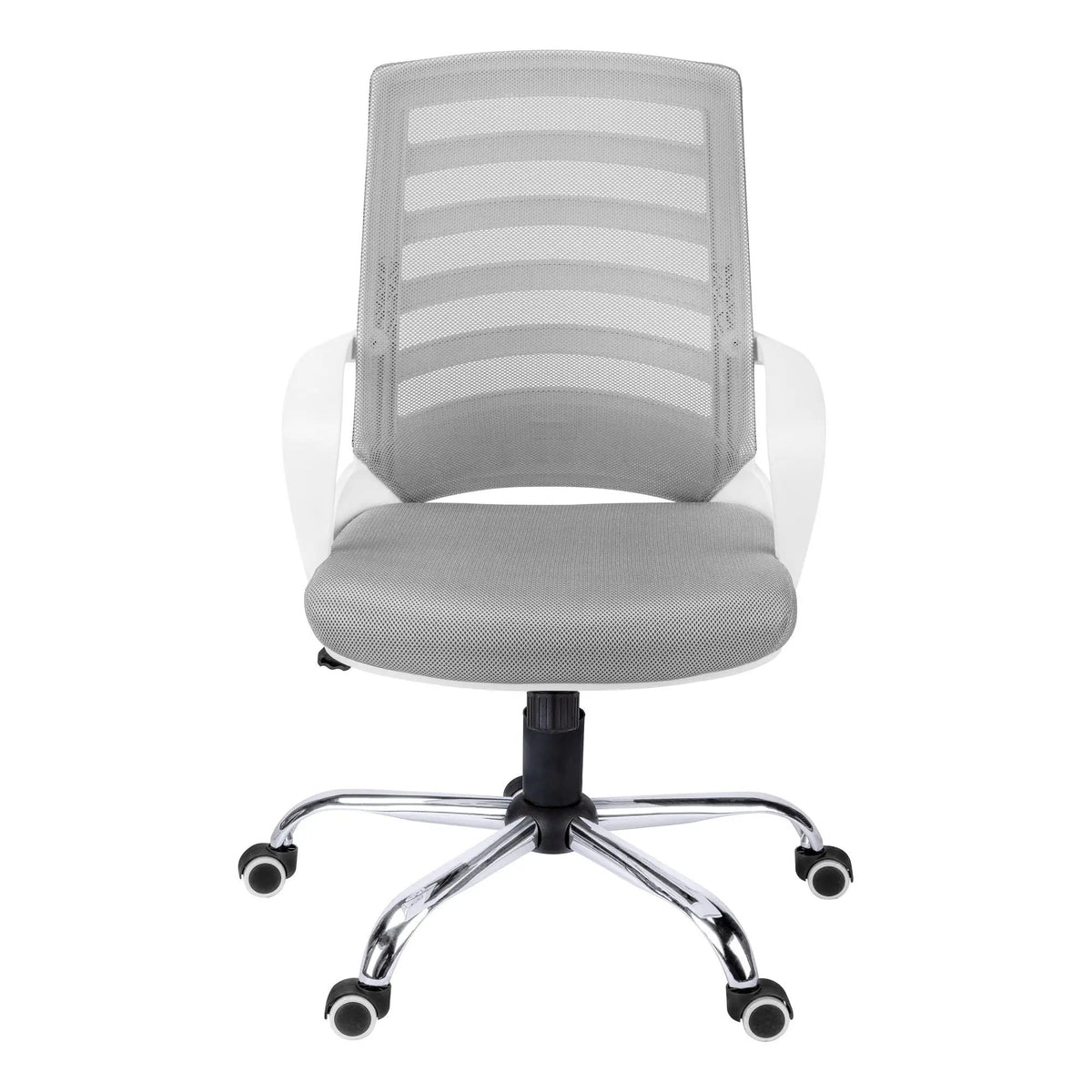 Ladder-Back Office Chair | Mid-Back Ergonomic Design | Adjustable Height | Armrests