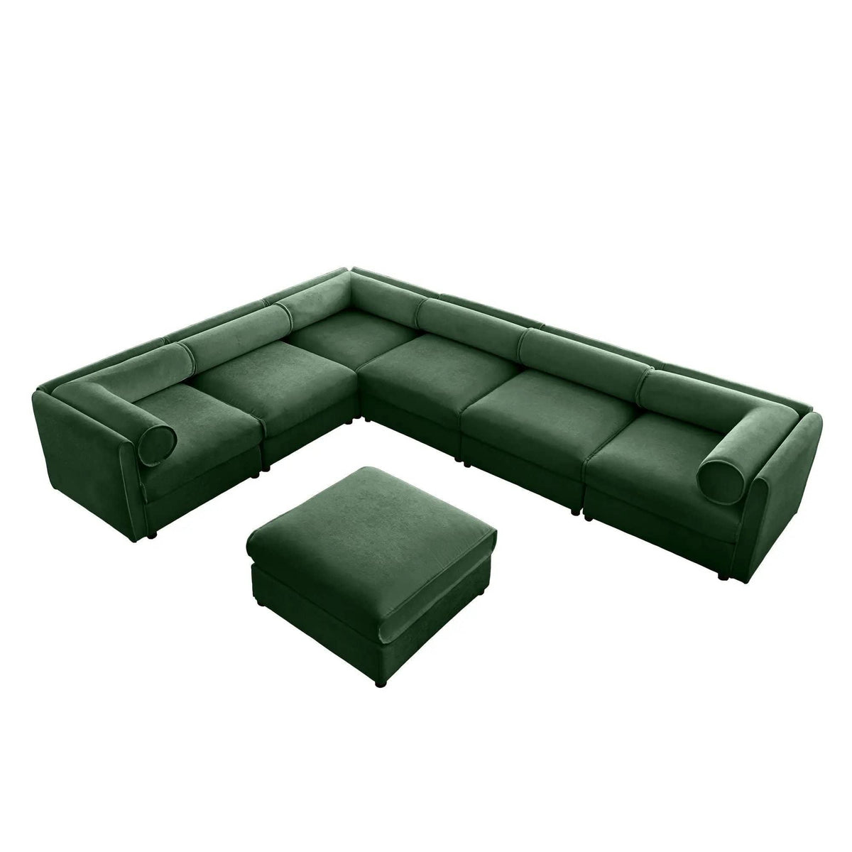Contemporary Elegant Sofa With Storage And Ottoman 2 Piece Living Room Set | 2 Piece Living Room Set | Living Room Furniture | Living Room