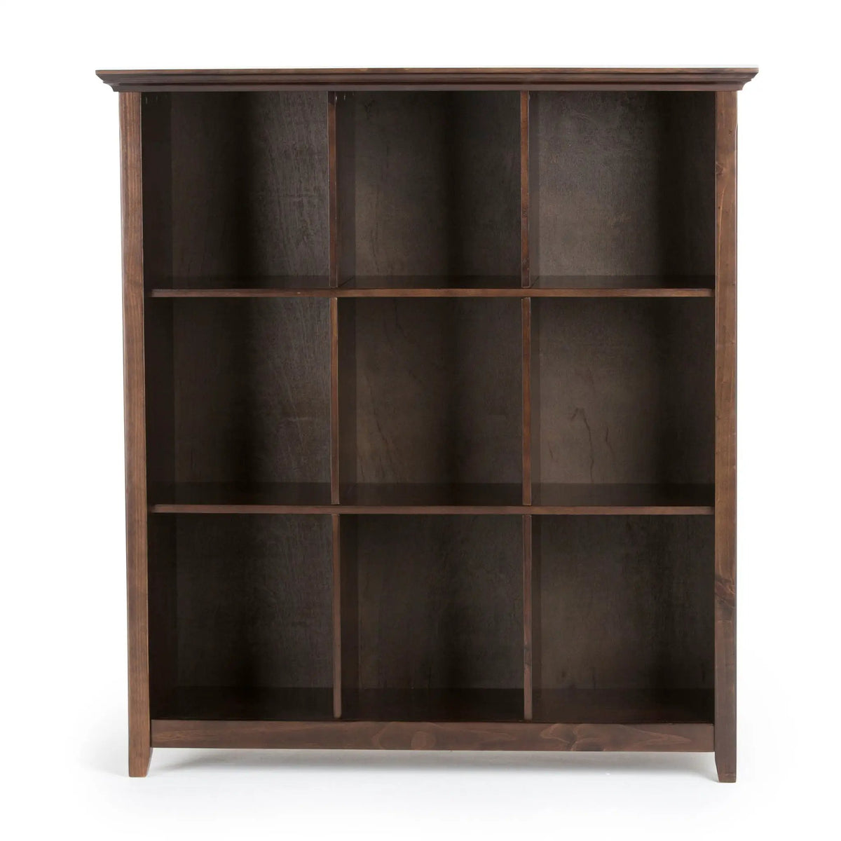 Acadian Cube Storage | Handcrafted Solid Wood | Twelve Large Cubbies | 57 Inch Width