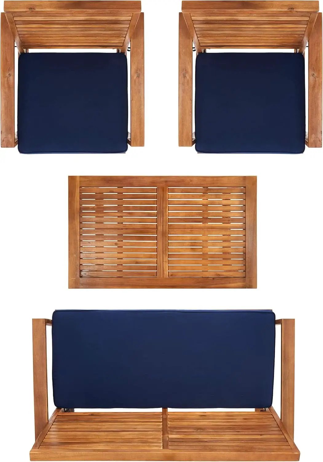 Acacia Patio Furniture Set for Outdoor Dining Comfort from PriceLows™