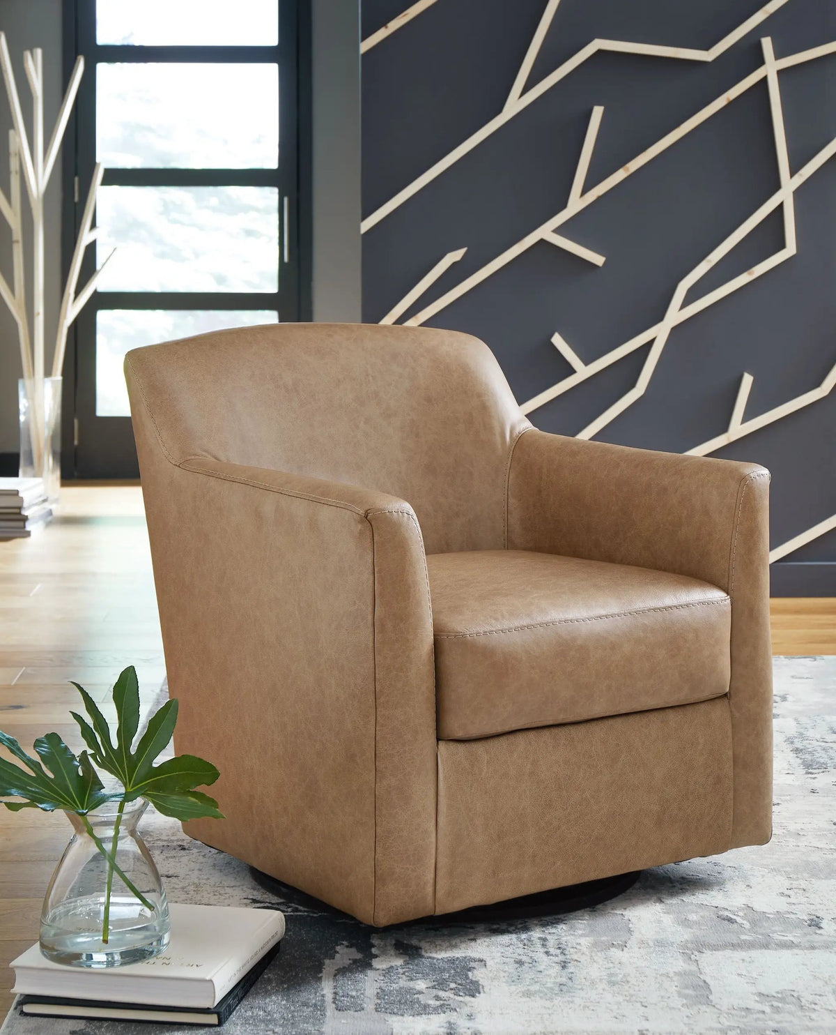 Bradney Swivel Accent Chair | High-Design Aesthetic | Affordable Style | 33 Inch Height