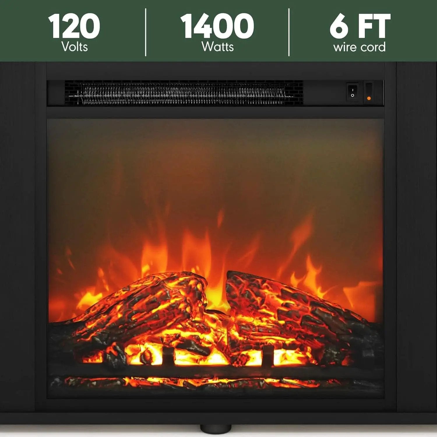 Entertainment Center With Electric Fireplace For 70 Inch TV from PriceLows™