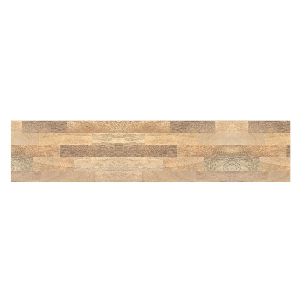 Hunter Handcrafted TV Media Stand | 68 x 15 x 20 in | Iron & Metal | Natural