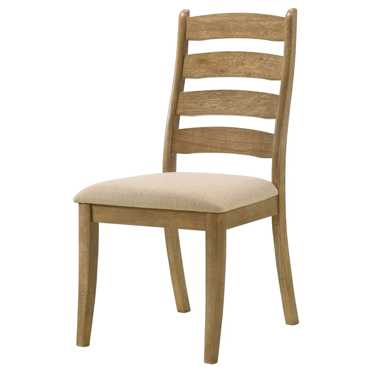 Danvers Wood Dining Side Chair Brown Oak (Set of 2) | 20 x 24 x 39.25 in | Fabric & Wood | Dining Room