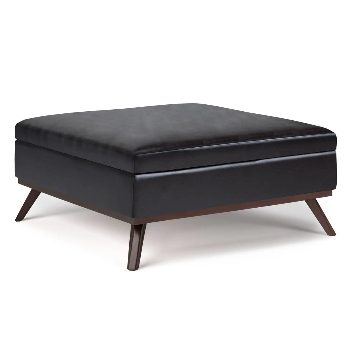 Owen Square Coffee Table Storage Ottoman | Hydraulic Lift-Up Lid | Multifunctional | 35.8 Inch Width