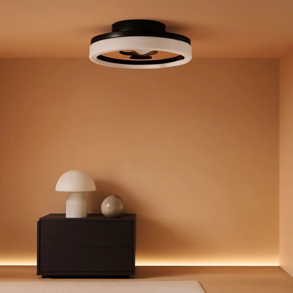 Smart Bladeless Ceiling Fan With Remote And LED Lights from PriceLows™