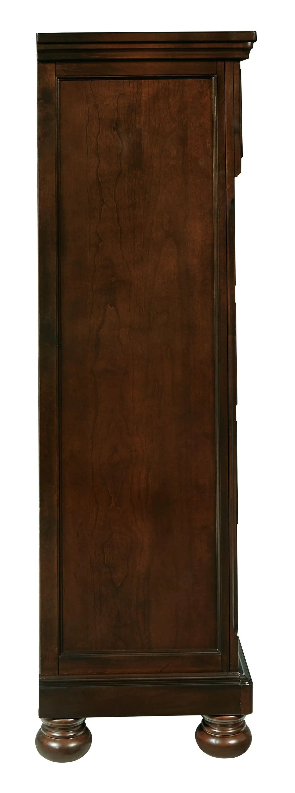 Porter Chest | 39.63 x 18 x 58.13 in | Engineered Wood & Cedar | Rustic Brown