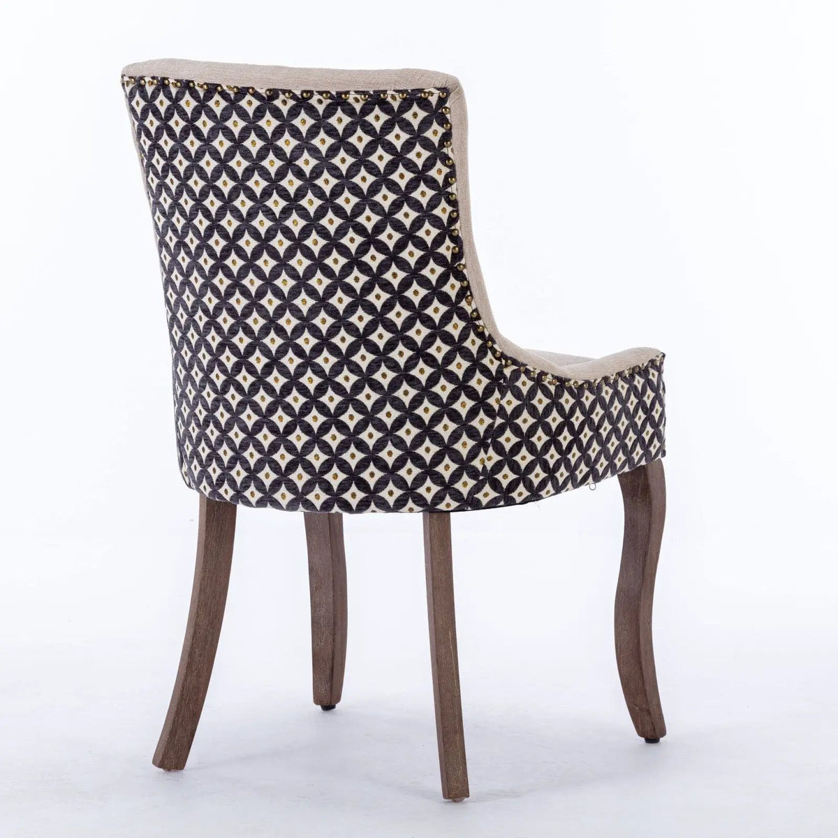Ultra Side Dining Chairs | Set Of 2 | Luxurious Fabric | Mid-Century Modern Look
