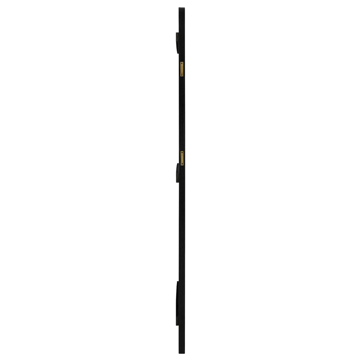 Arini Cane Weave Full Length Standing Floor Mirror | 33.75 x 2 x 76 in | Wood | Black