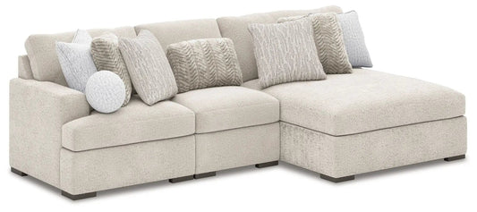 Cuddle Plush Sectional | Double Chaise | Ultra Soft Upholstery | 125 Inch Length