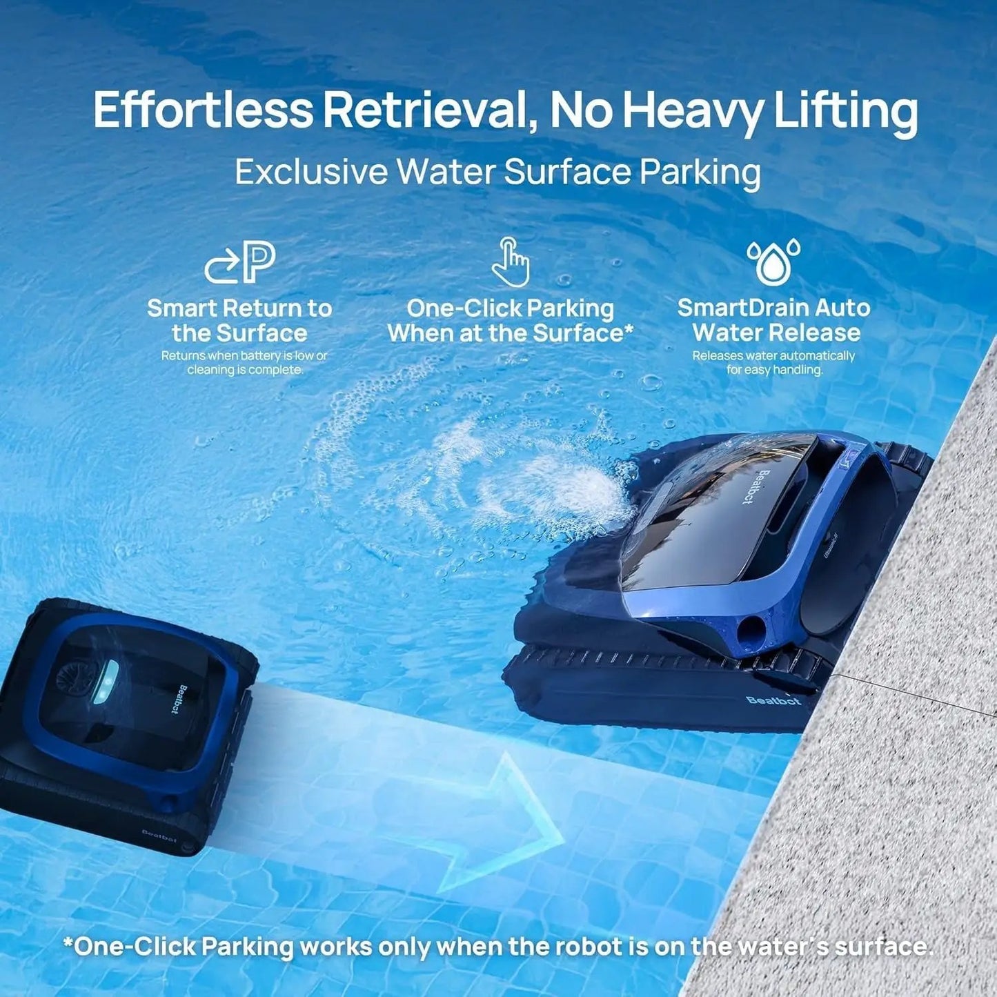 Beatbot AquaSense 2 Robotic Pool Cleaner + Beatbot Robotic Pool Skimmer from PriceLows™