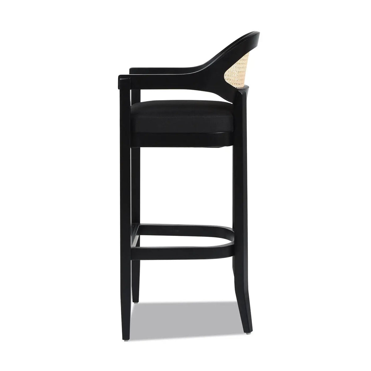 Americana Counter Stool | Mid-Century Modern | Cane Back | Kiln-Dried Wood Frame