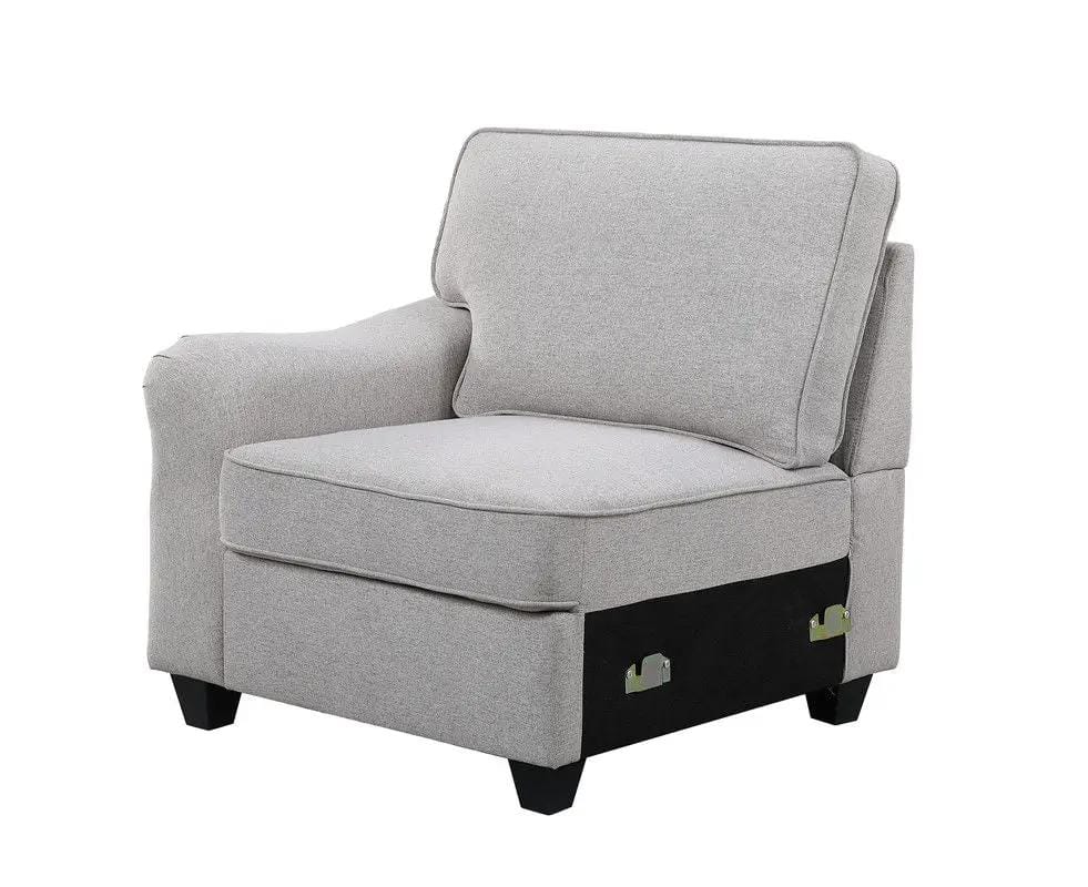 Leo Comfor Modular Sofa And Ottoman 2 Piece Living Room Set | 2 Pieces | Fabric | Living Room