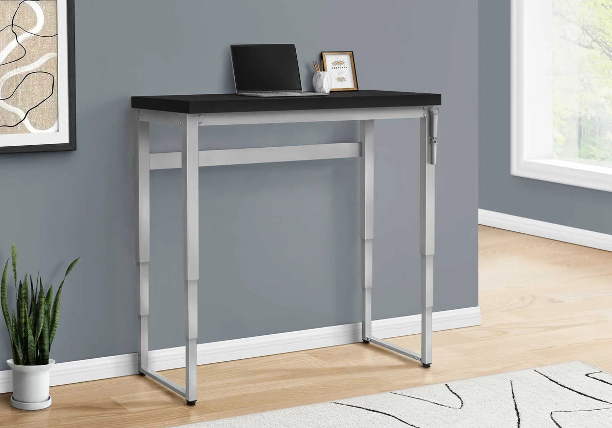 Adjustable Standing Computer Desk | 47.25 Inch Width | Thick Panel Tabletop | Laptop And Writing Use