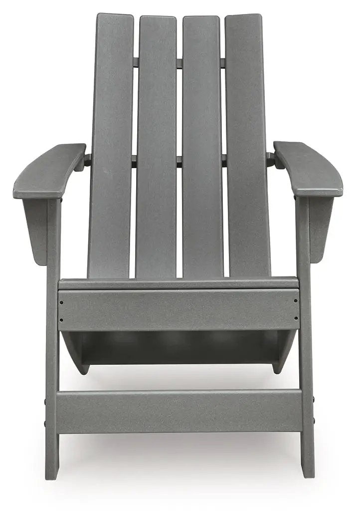 Cove Beach Adirondack Chair | Gray | 21.5 Inch Seat Width | 18 Inch Seat Depth