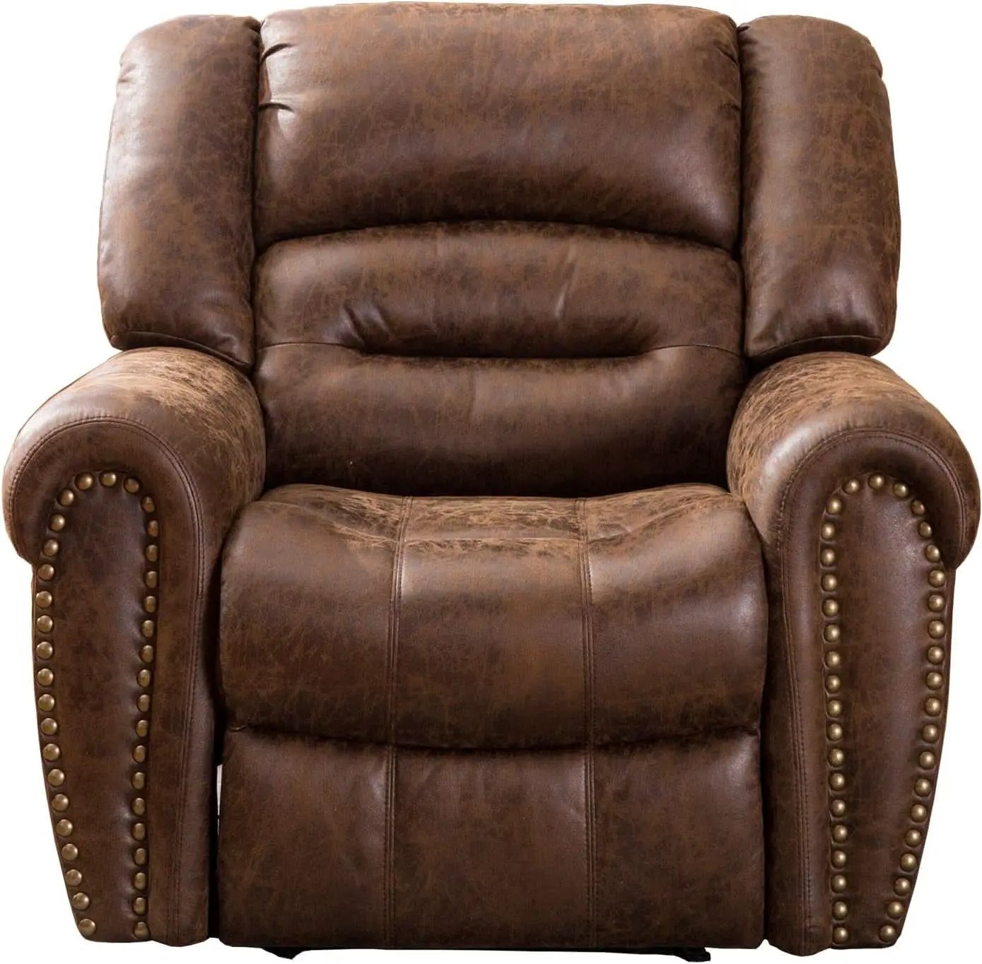 Nut Brown Electric Recliner Chair With USB Port Comfort from PriceLows™