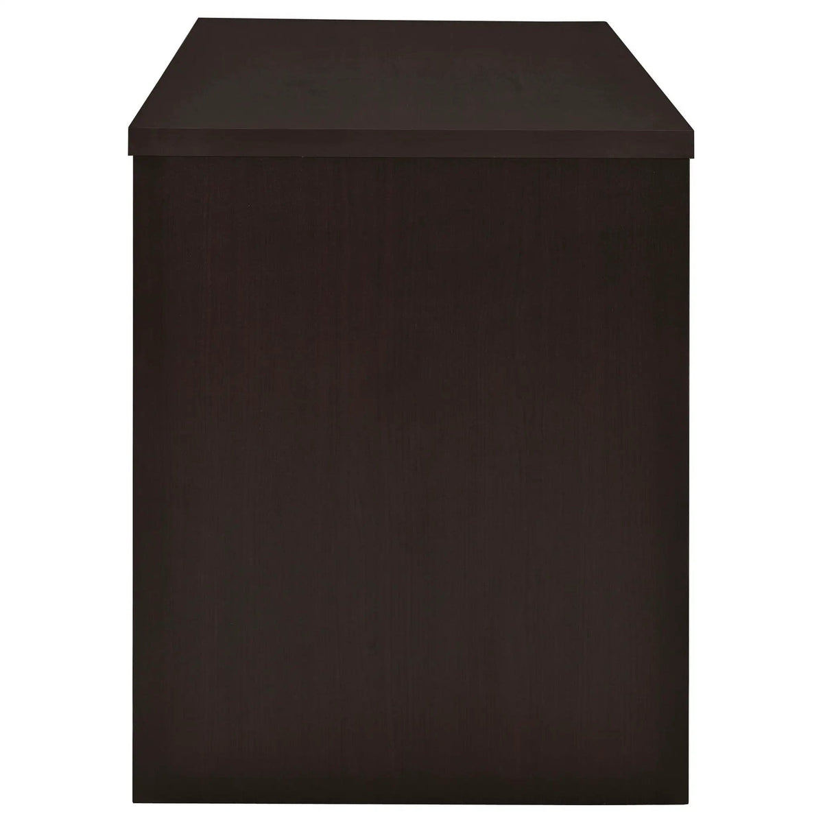 Irving 47-inch 2-drawer Office Computer Desk | 47.25 x 23.5 x 29.5 in | Engineered Wood & Veneer | Cappuccino