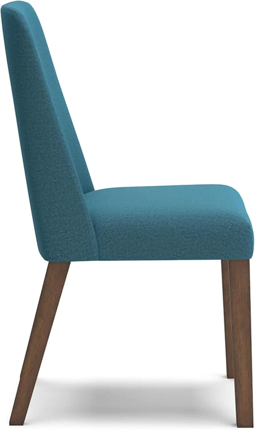 Upholstered Side Chair Set Blue And Brown Foam Cushioned from PriceLows™