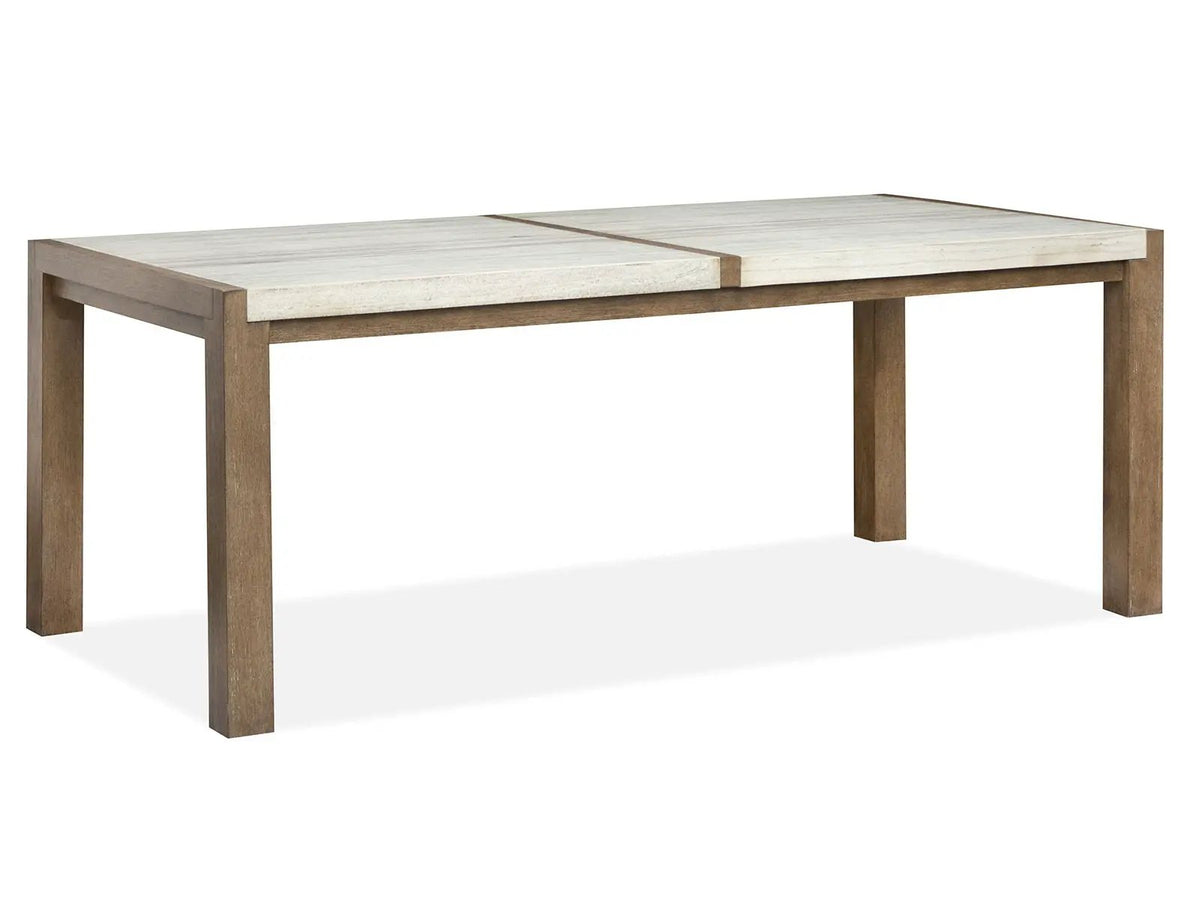 Plum Creek Rectangular Dining Table | 80 Inch Width | Serene Seasonless Style | Natural Beauty