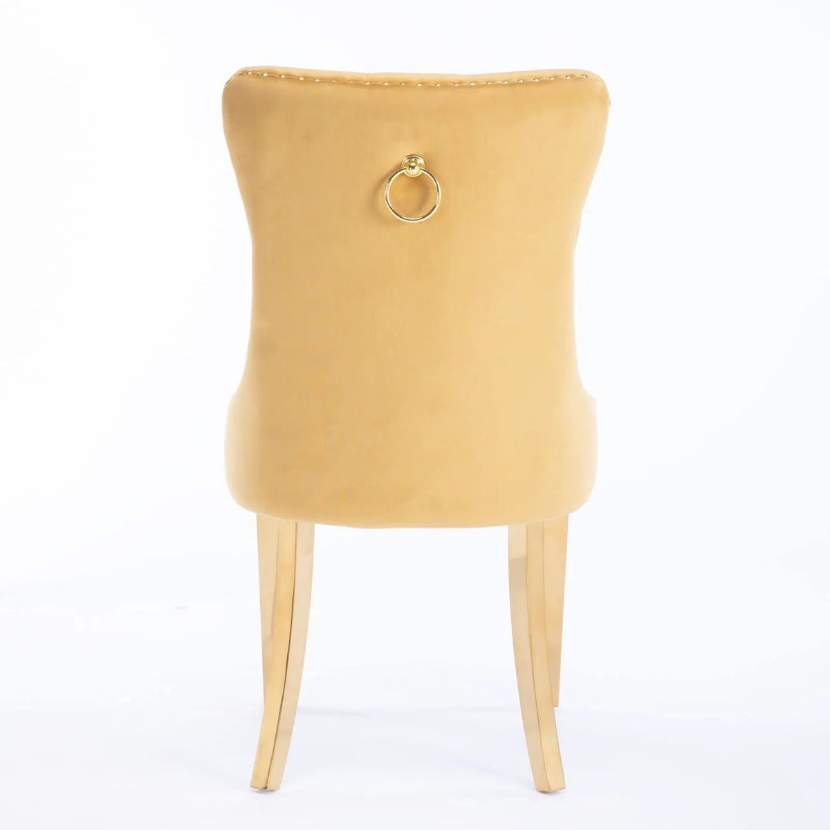 Dining Chair | Tufted Upholstery | Solid Wood Frame | Set Of 2
