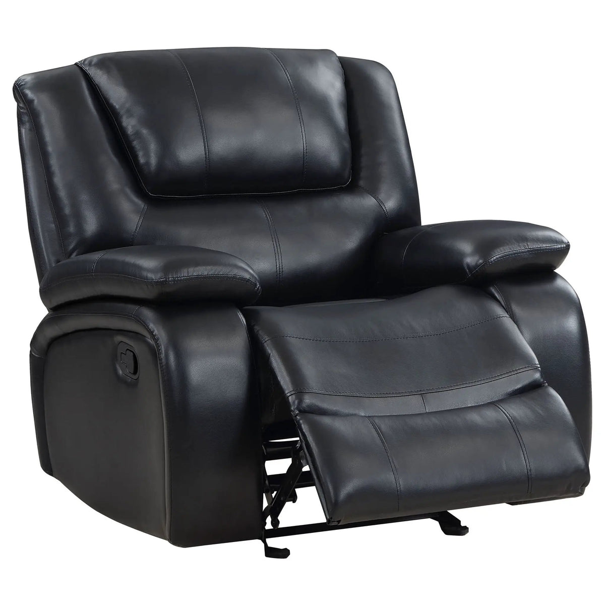 Elodie Glider Recliner Chair | Manual Reclining And Gliding | Tailored Channeling | Pillow Armrests