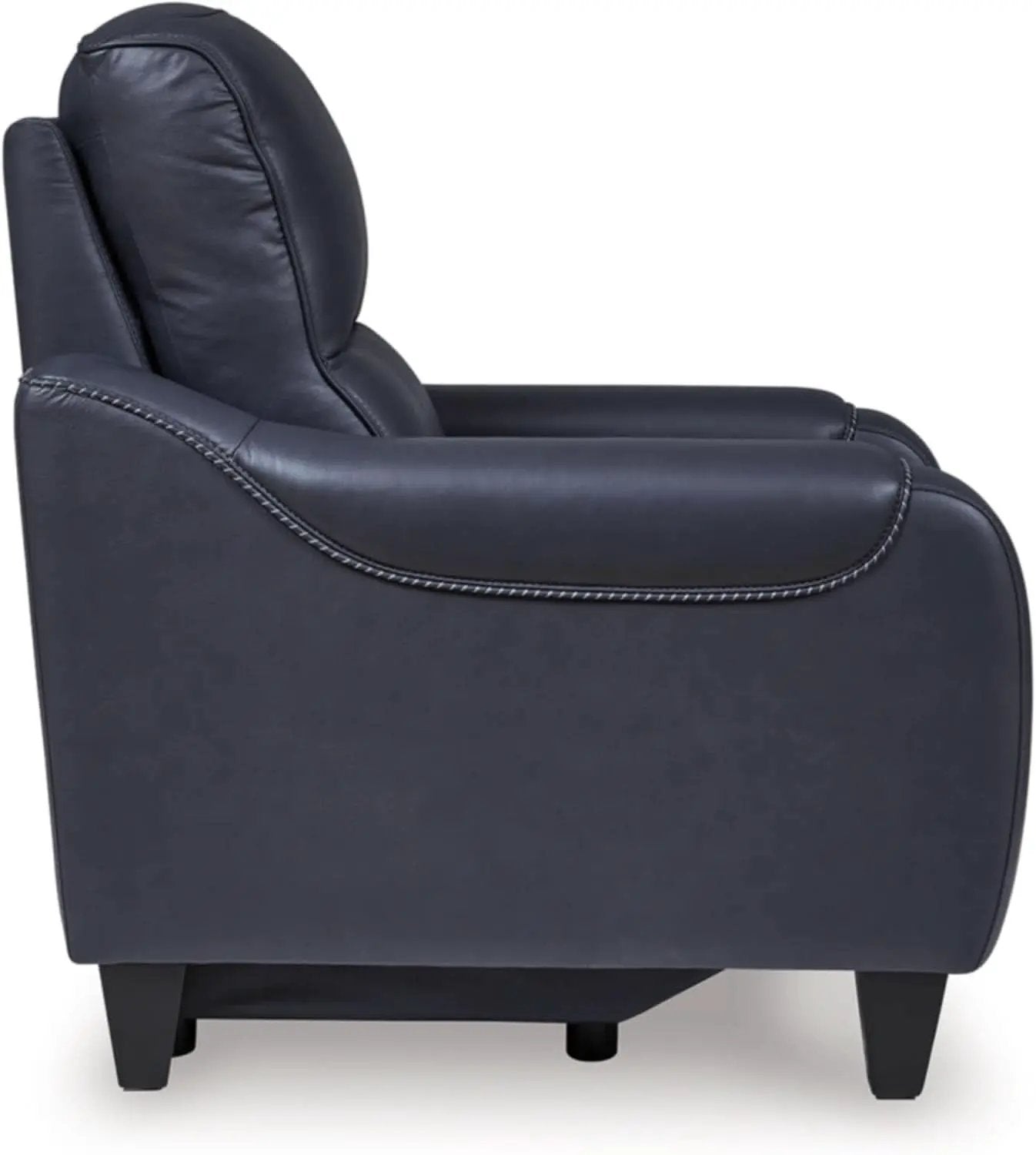 Blue Leather Wall Hugger Power Recliner With Usb Ports from PriceLows™