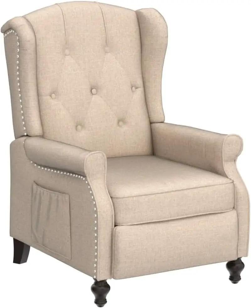 Vintage Wingback Recliner Chair With Massage And Heat from PriceLows™