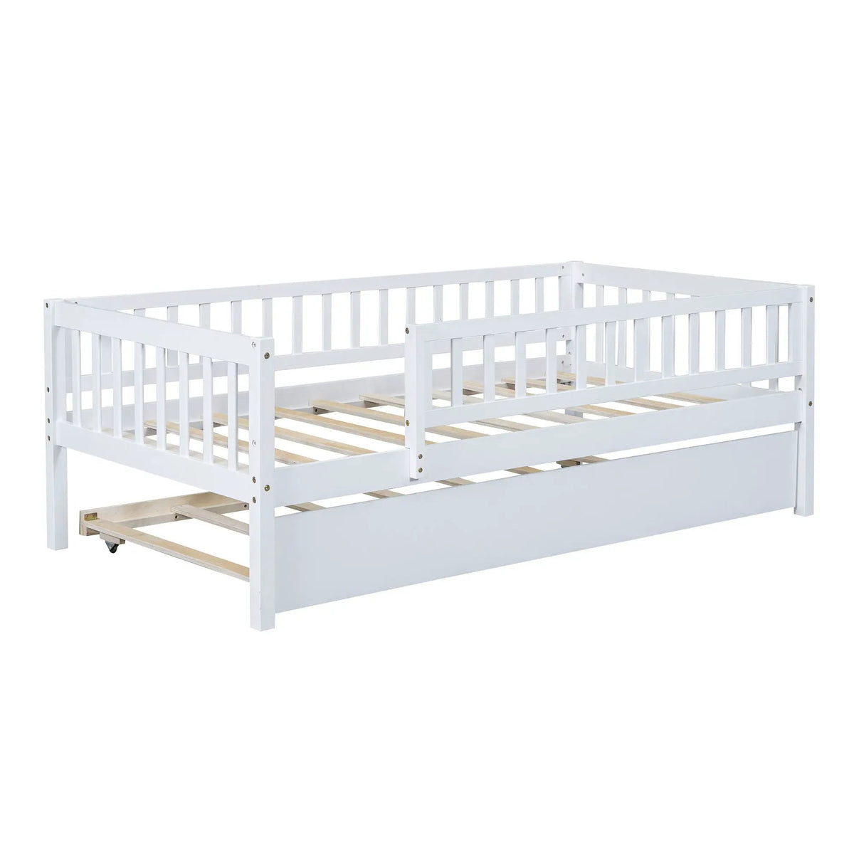 Multi-Functional Wooden Daybed | Solid Pine Wood Frame | Humidity Resistant | Trundle Design
