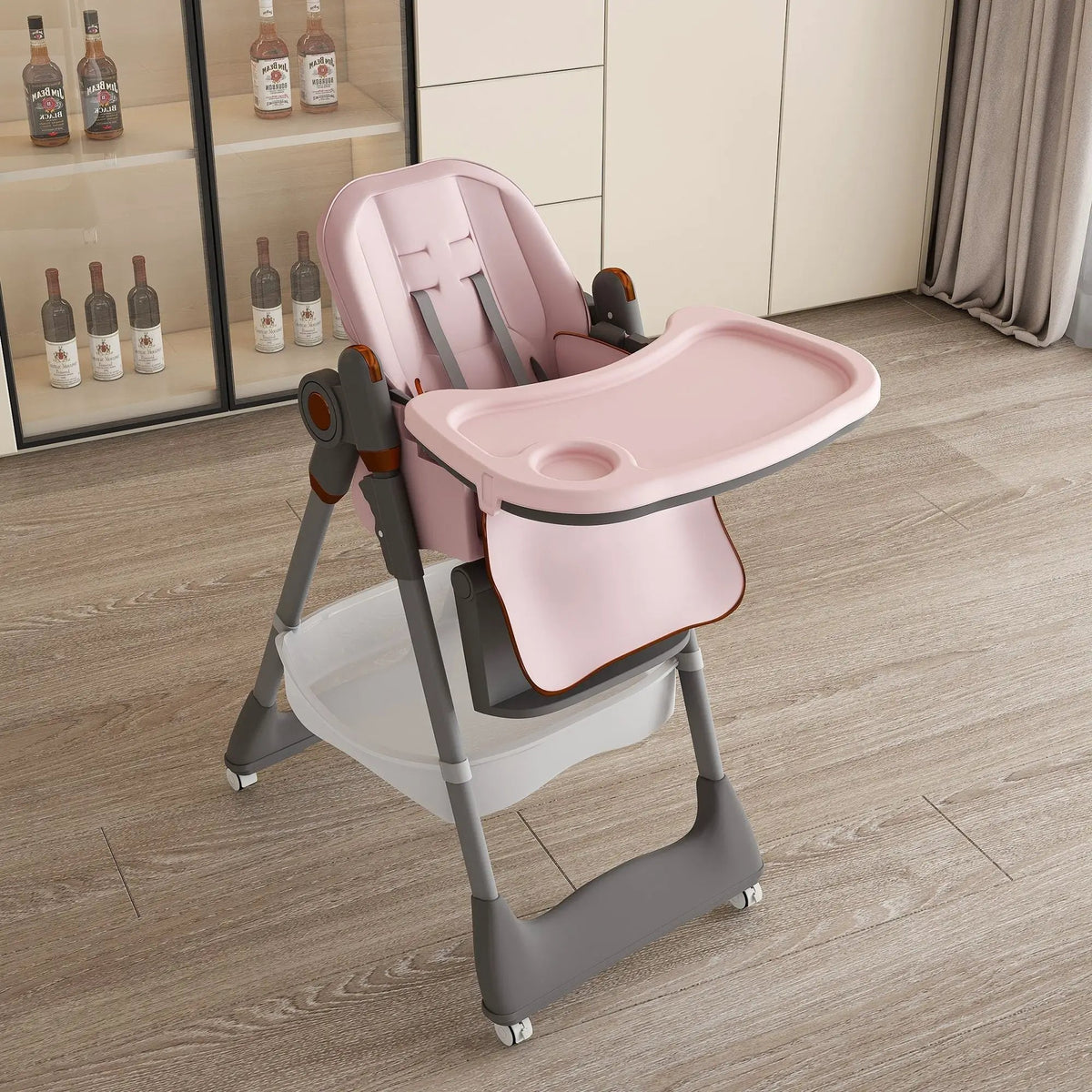 Adjustable Baby High Chair | 5 Height Settings | 3 Position Recline | Portable