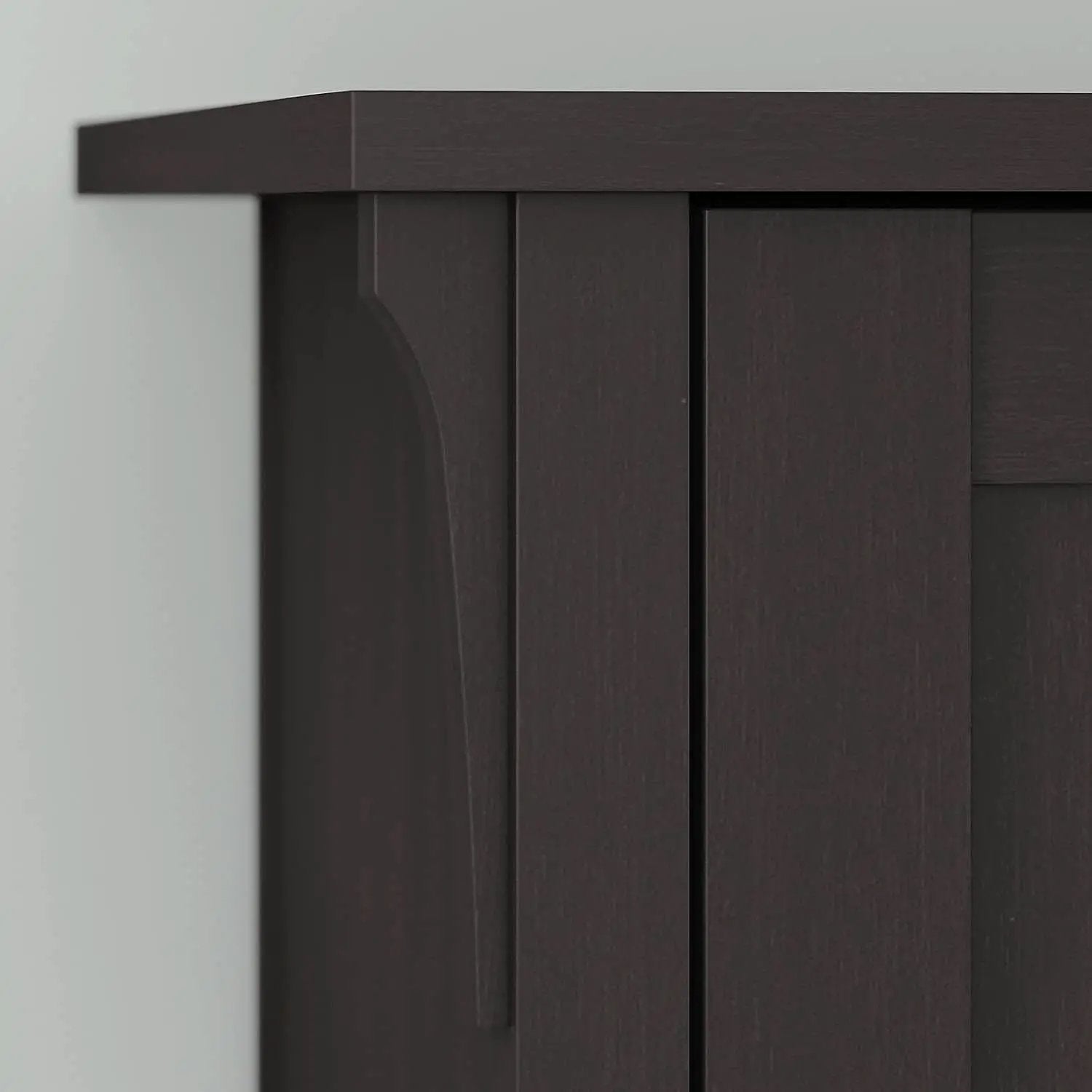 Vintage Black Bookcase With Adjustable Shelves For Home from PriceLows™