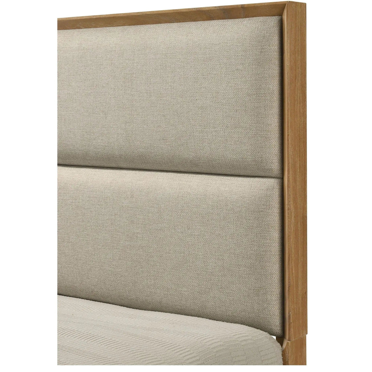 Contemporary Storage Platform Bed With Ultra Plush Headboard | 2 Pieces | Fabric & Wood | Bedroom