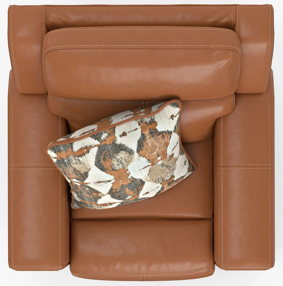 Arezzo Power Headrest Power Lay Flat Recliner With Zero Gravity/Extended Ottoman | 2 Pieces | Leather | Living Room