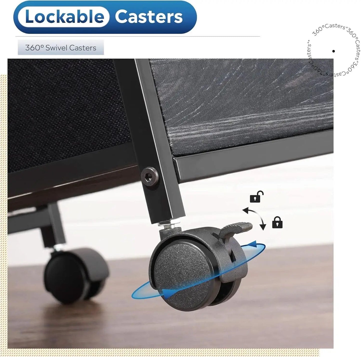 2 Drawer Mobile File Cabinet Rolling Printer Stand Charcoal Black Wood Grain Finish For Home Office from PriceLows™