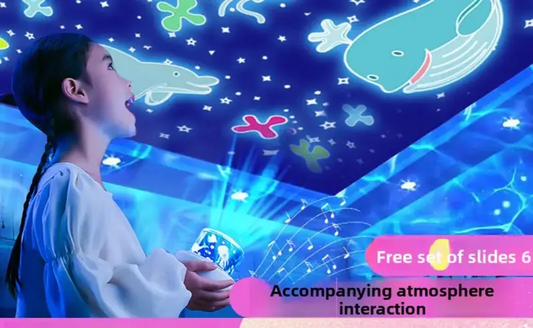 Star Projector Night Light | Bluetooth Speaker | Remote | 360 Rotation