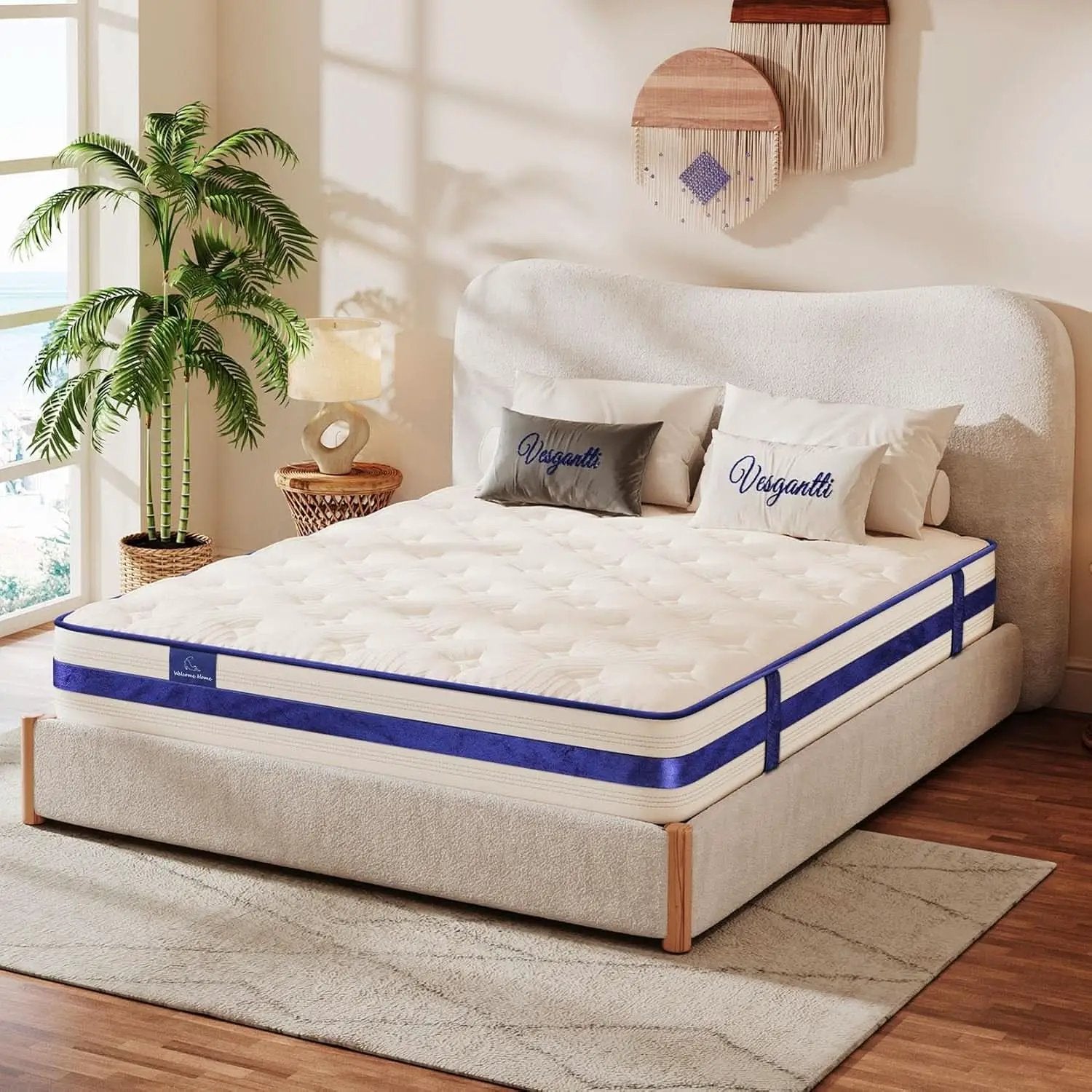 Twin XL 12Inch Hybrid Breathable MemoryFoam Pocket Springs Mattress from PriceLows™