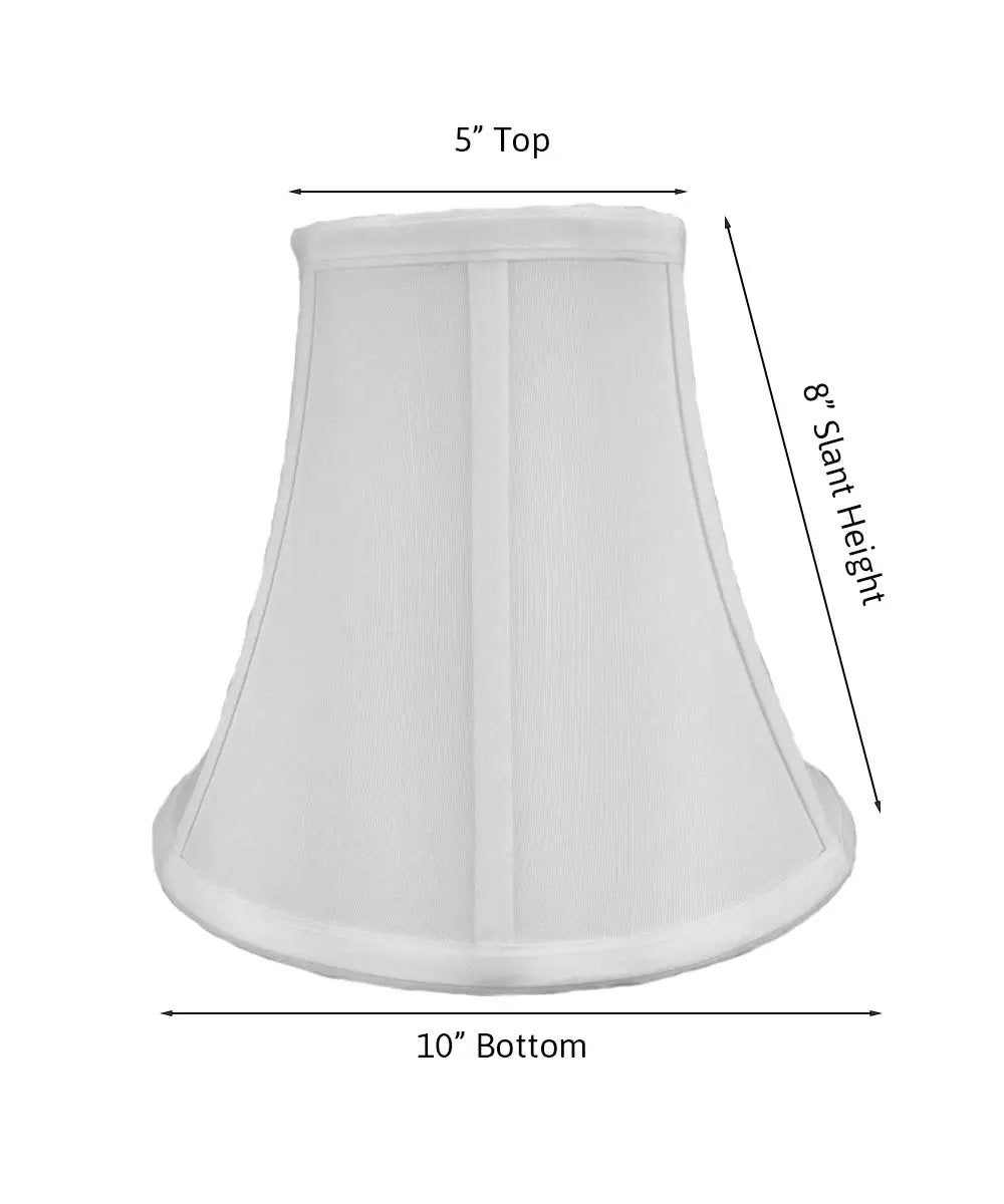 Bell Lamp Shade | Shantung Fabric | Heavy Liner | 10W X 9H