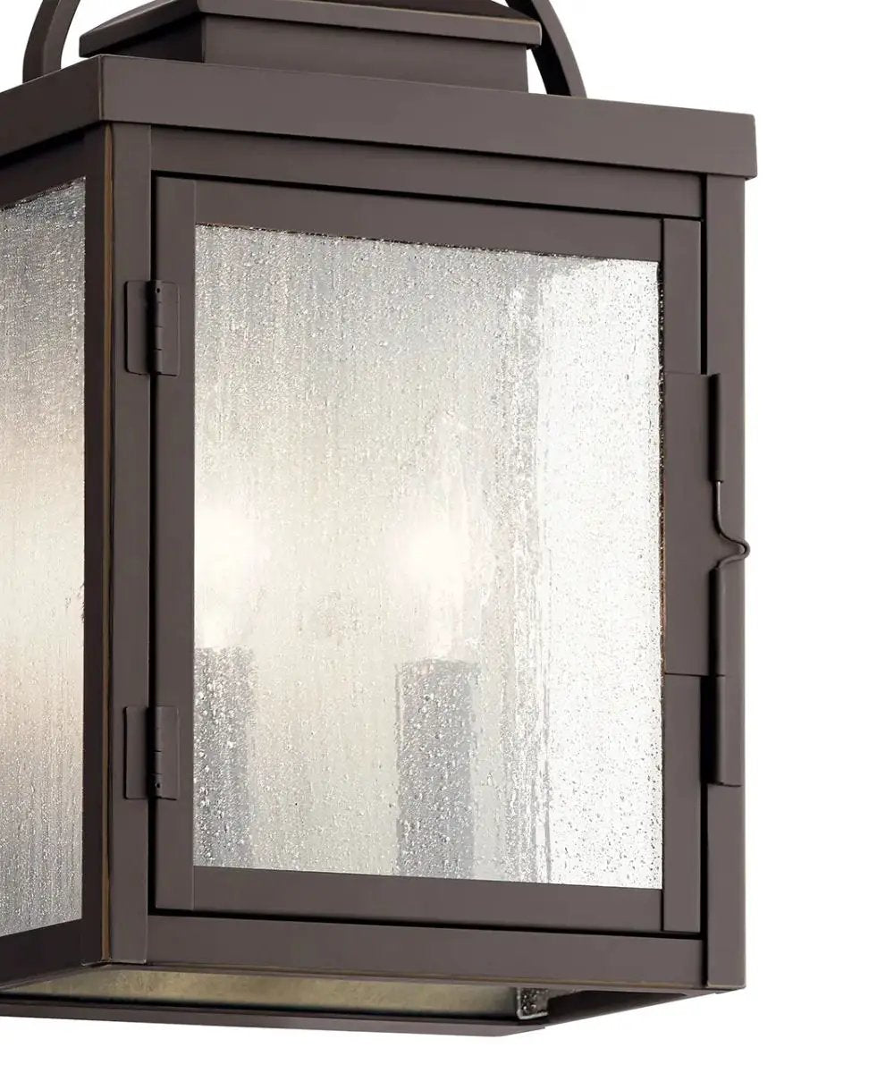Outdoor Wall Lantern | 2 Light | Oil Rubbed Bronze | 15 Inch Height