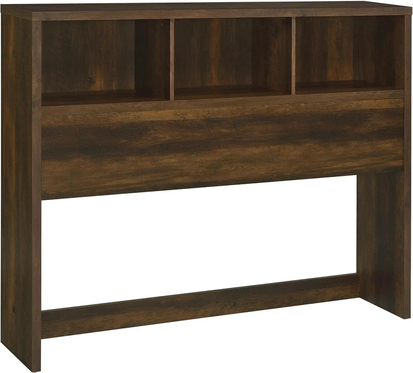 Queen Bookcase Headboard with Dark Pine Finish from PriceLows™