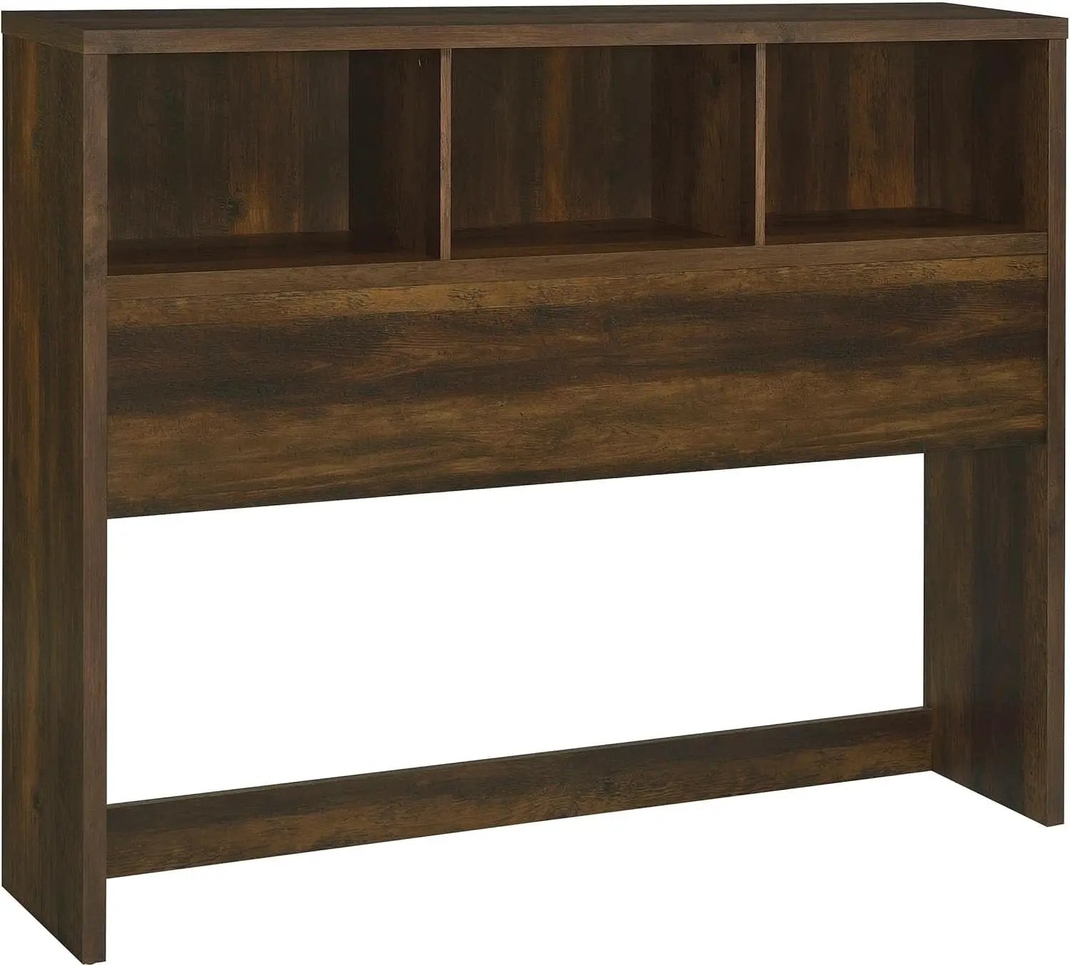 Queen Bookcase Headboard with Dark Pine Finish from PriceLows™
