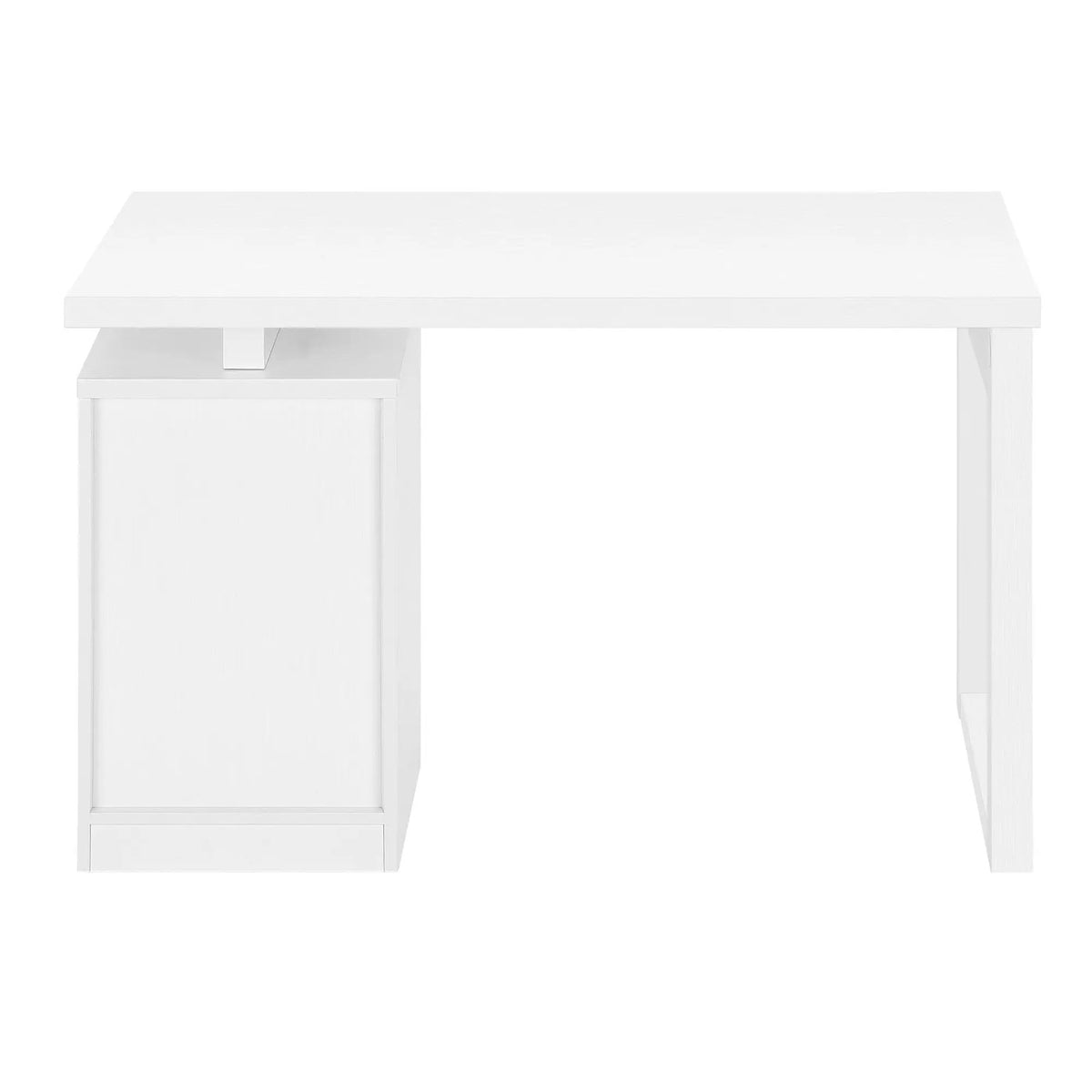 Reversible Computer Desk | Three Drawers | Left Or Right Set-Up | 47.25 Inch Length