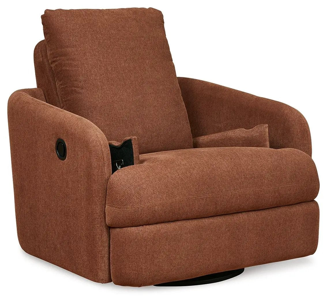 Modmax Swivel Glider Recliner | Cool Contemporary Look | Low-Maintenance Lounging | 41.38 Inch Length