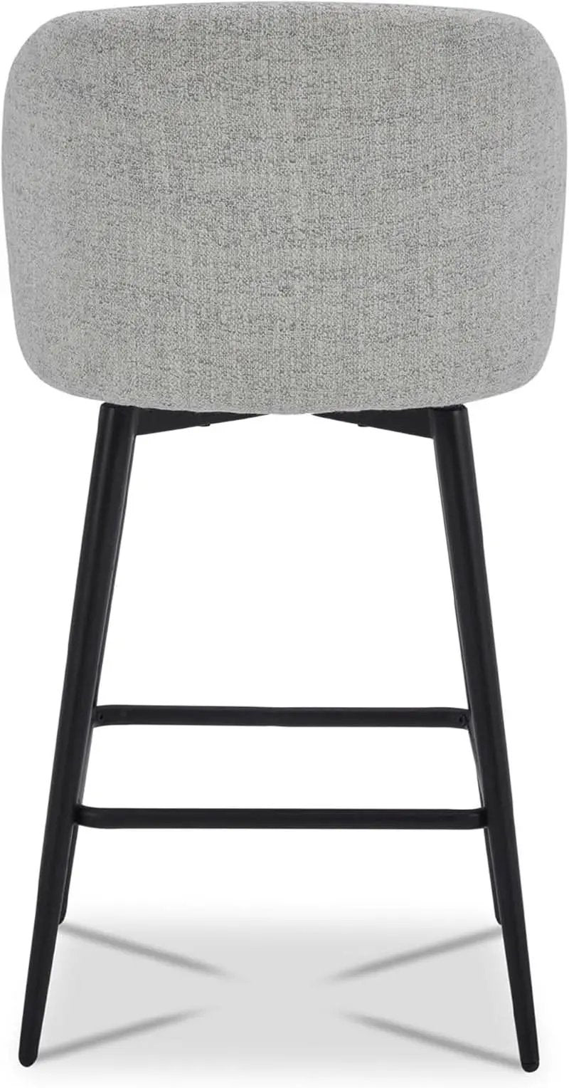 Counter Height Bar Stools Set of 3 26 Inch Seats 360 Swivel from PriceLows™