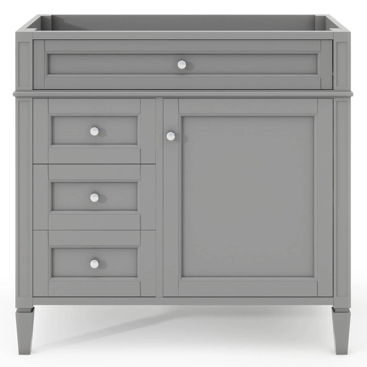 Bathroom Vanity | 3 Drawers | Blue Finish | Tip Out