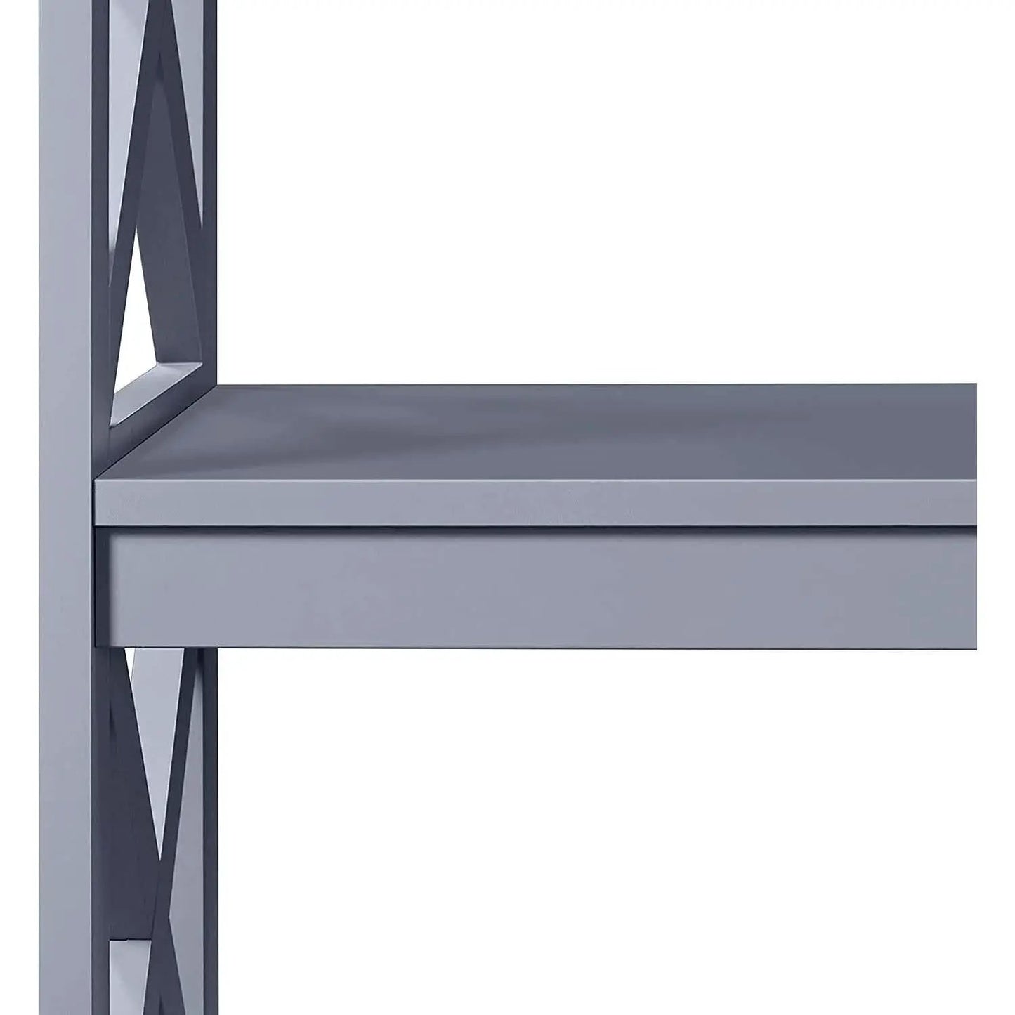 Gray Three Tier Console Table With Storage Shelves from PriceLows™