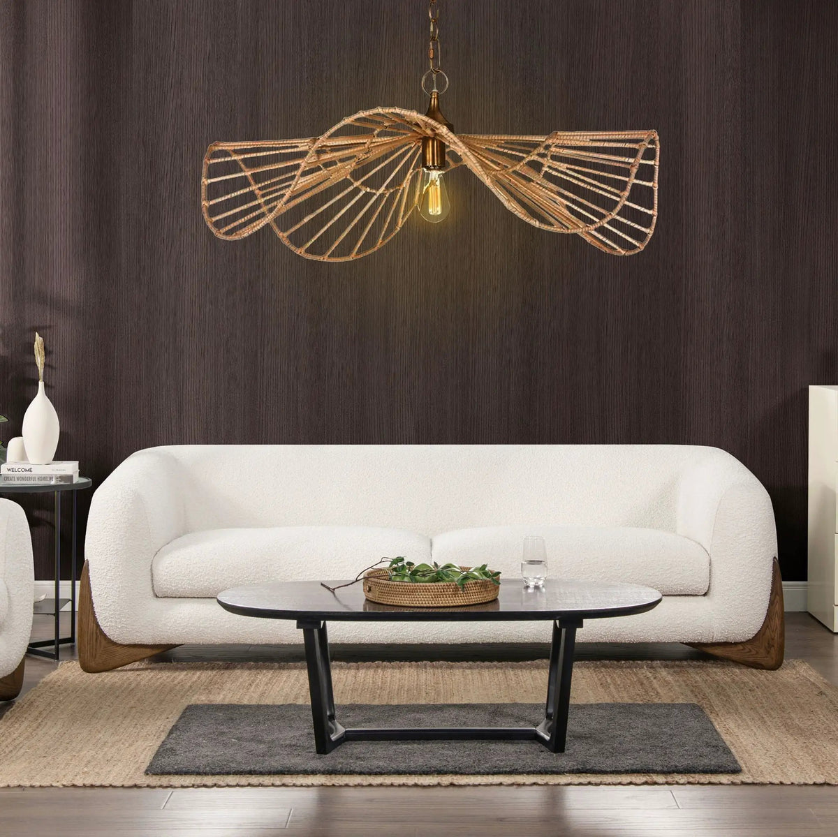 Alpine Sofa | Removable Seat Cushions | Comfortable Lounging | 90.5 Inch Length