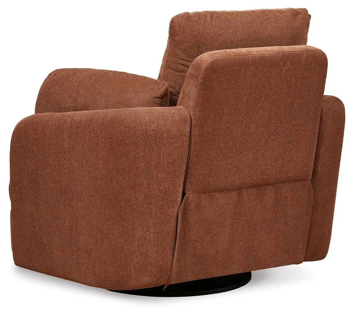 Modmax Swivel Glider Recliner | Cool Contemporary Look | Low-Maintenance Lounging | 41.38 Inch Length